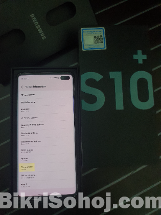 Samsung galaxy S10 plus